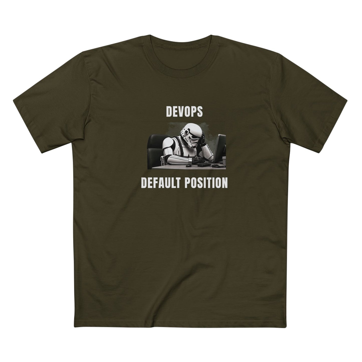 Devops Default Position Tee (dark colors)