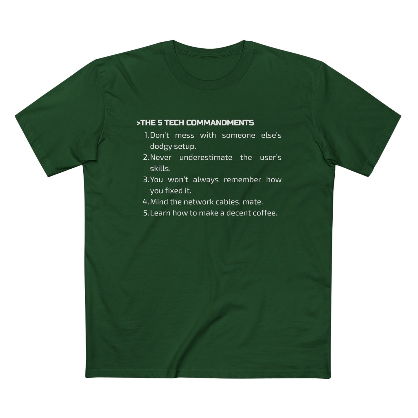 5 Commandments Tee