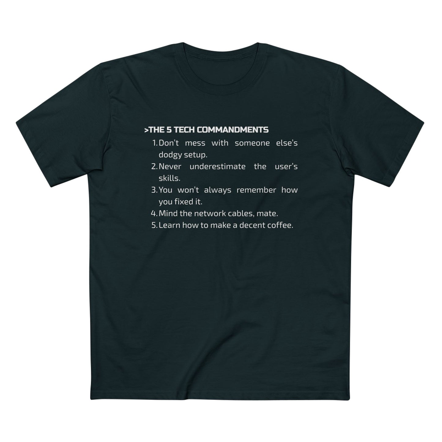 5 Commandments Tee