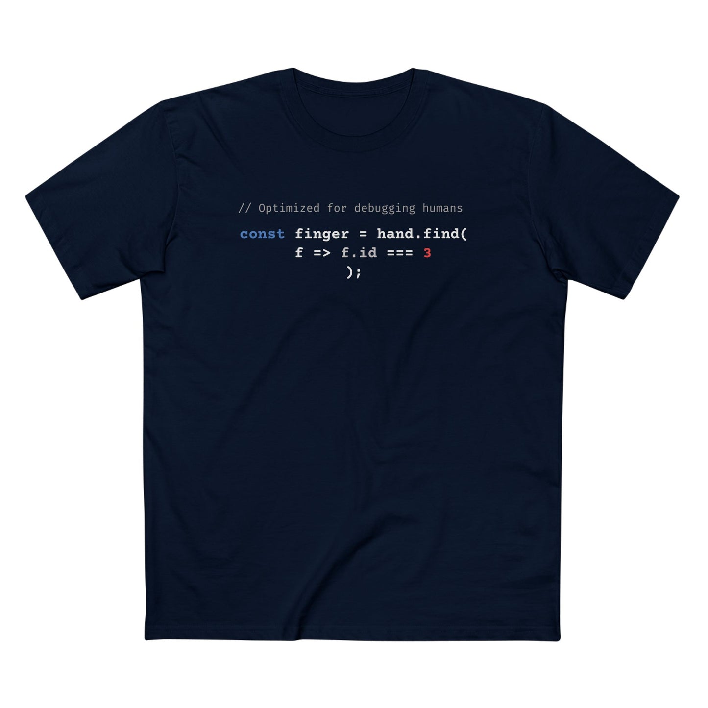 // Optimized for Debugging Humans - const finger = hand.find(f => f.id === 3);