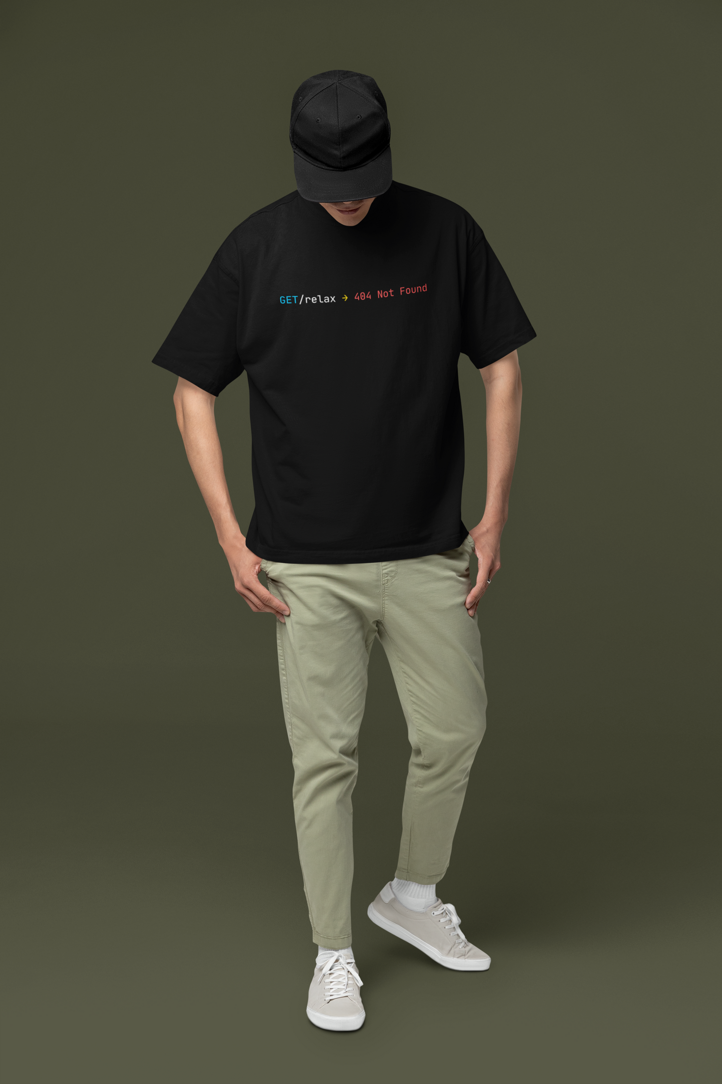 Get/relax -> 404 Not Found Tee