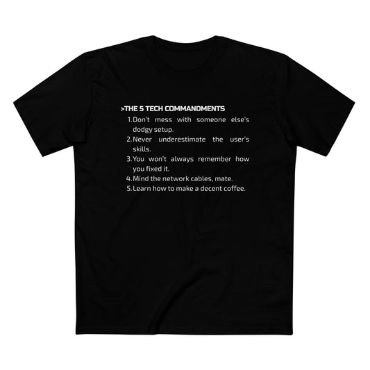 5 Commandments Tee