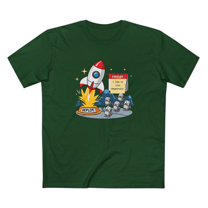 I Like to Live Dangerously Tee
