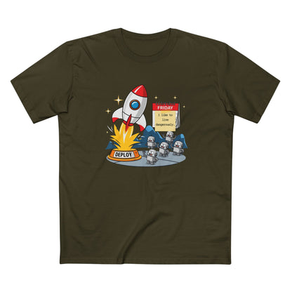 I Like to Live Dangerously Tee