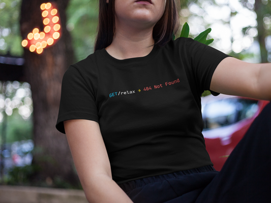 Get/relax -> 404 Not Found Tee